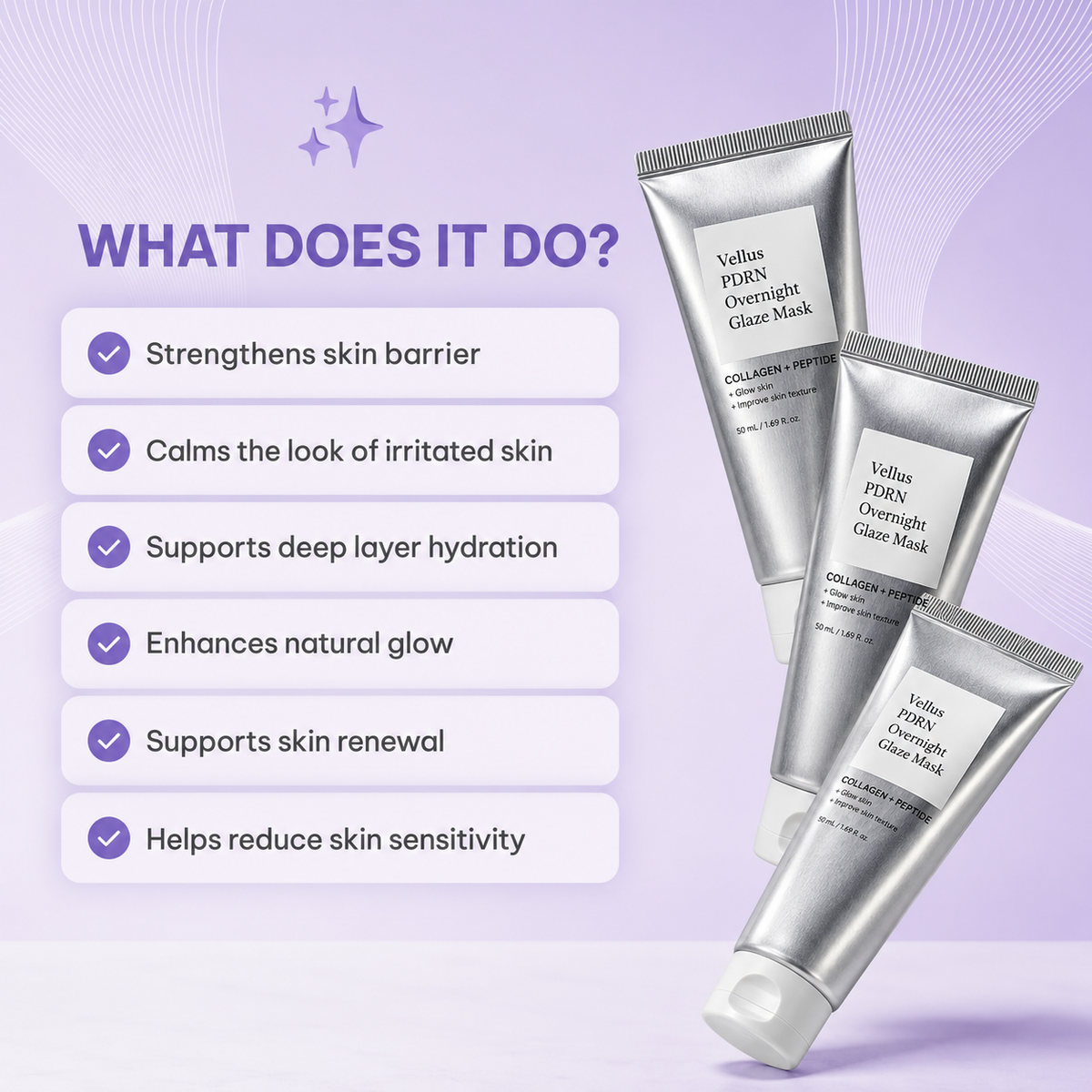 Vellus PDRN Overnight Glaze Mask
