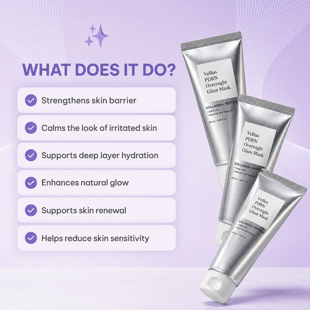 Vellus PDRN Overnight Glaze Mask